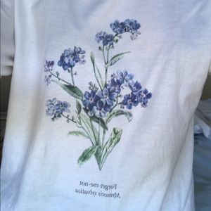 brandy melville “forget me not” tee